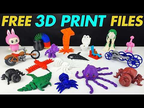 15 Free STL Files to 3D Print | Best 3D Prints 2025