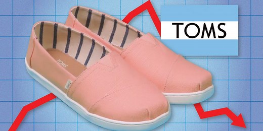 How Toms went from a $625 million company to being taken over by its creditors