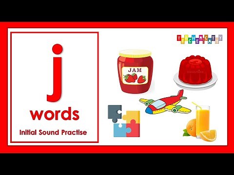 Jj Vocabulary for Kids/ Initial Sound