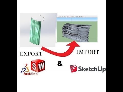 Export SolidWorks File to Sketchup (English)