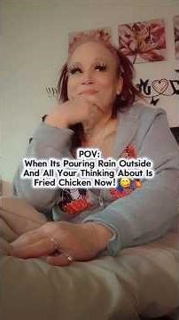 Who Put The Sky In The Skillit 😭🍗🌧