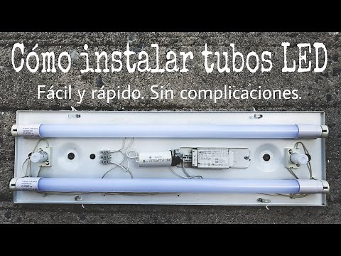 Replacing fluorescent tubes with LEDs || Easy and quick