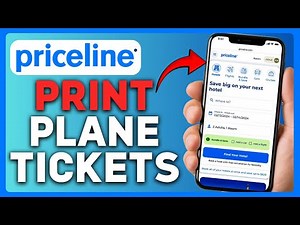 HOW TO PRINT PLANE TICKETS FROM PRICELINE 2025!