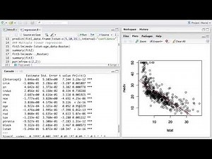 Statistical Learning: 3.R Regression in R