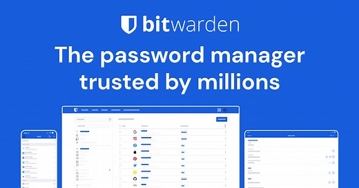 Host your own open source password manager | Bitwarden