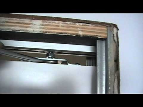 Installing a pocket sliding door.