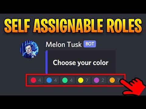 YAGPDB Bot Self Assignable Roles Tutorial