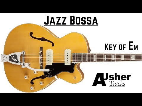 Jazz Bossa Nova in E minor | Guitar Jam Track