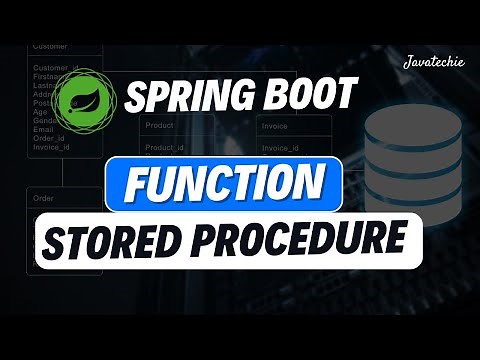 Spring Boot | Stored Procedures & Functions Hands-On Guide | ‪@Javatechie‬