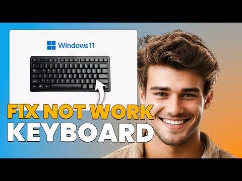How to Fix Keyboard Not Working (Windows & Laptop Fix!)