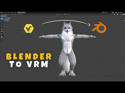 How To Import a vroid VRM File Into Blender ( Quick Tutorial )