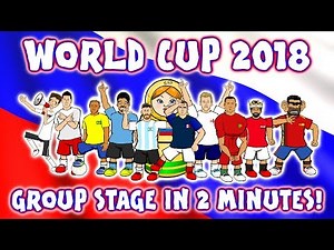 🏆WORLD CUP GROUP STAGE in 2 MINUTES🏆 (Every Game! Russia 2018 Highlights Montage Parody Goals)