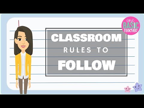 Following Classroom Rules Social Story for Kids