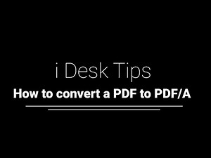 How to convert a PDF as a PDF/A in Windows 10 with Adobe Acrobat Pro
