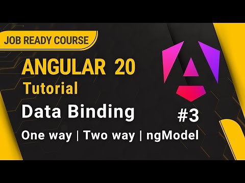 Angular 20 Tutorial for Beginners | Data Binding in angular | #3