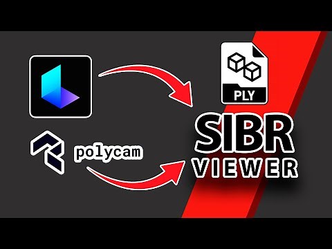 Open Gaussian Splatting PLY files and create videos in SIBR-viewer