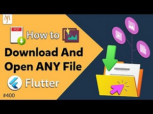 Flutter Tutorial - How To Download & Open ANY File | PDF, Image, Video, Music | Open File Path