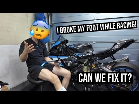 I CRASHED MY YAMAHA R1 IN AN ENDURANCE RACE🥹(part 1/3)