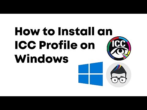 Installing a Custom ICC Profile on Windows