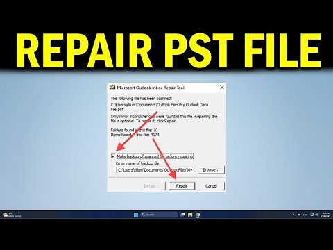 How To Repair PST & OST file Outlook 365 - Quick Fix