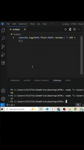 Random Number Generator with JavaScript