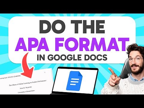 How to DO APA Format on Google Docs (Step by Step)