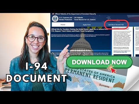 How to get your I-94 Record (2026) | For Adjustment of Status GREEN CARD & Social Security Number