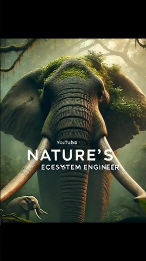 Secrets of the African Forest Elephant: Nature’s Ecosystem Engineer #wildlife #learning