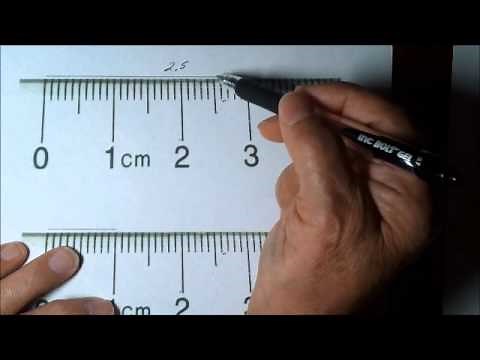 How to Measure length correctly using a Centimeter Ruler