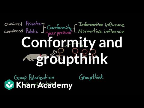 Conformity and groupthink | Behavior | MCAT | Khan Academy