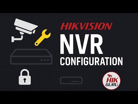 HikVision NVR Setup Including Hik-Connect NEW