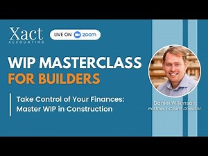 WIP Masterclass for Builders