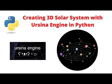 Creating a 3D Solar System Animation with Ursina Engine in Python