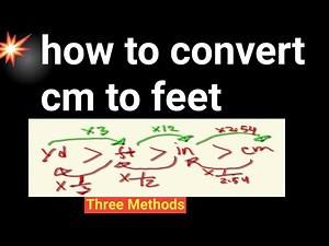 How to convert cm to feet||Convert Centimeter to Foot\n(cm to ft) Formula, Example,\nConvertion Factor