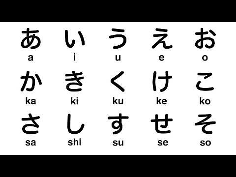 【 All Hiragana 】Japanese alphabet | Learn Japanese for Beginners