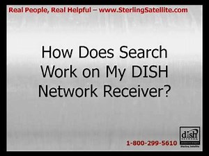 What is the Search Function on my DISH Network Receiver?