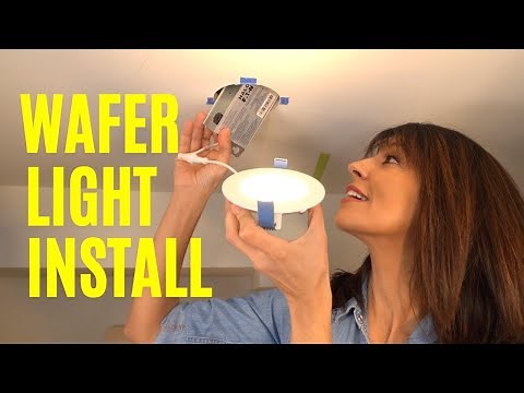 Recessed Light Installation | The BEST LED Wafer Light Is...