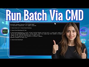 How To Run The Batch File In CMD | Simple Steps (2025)